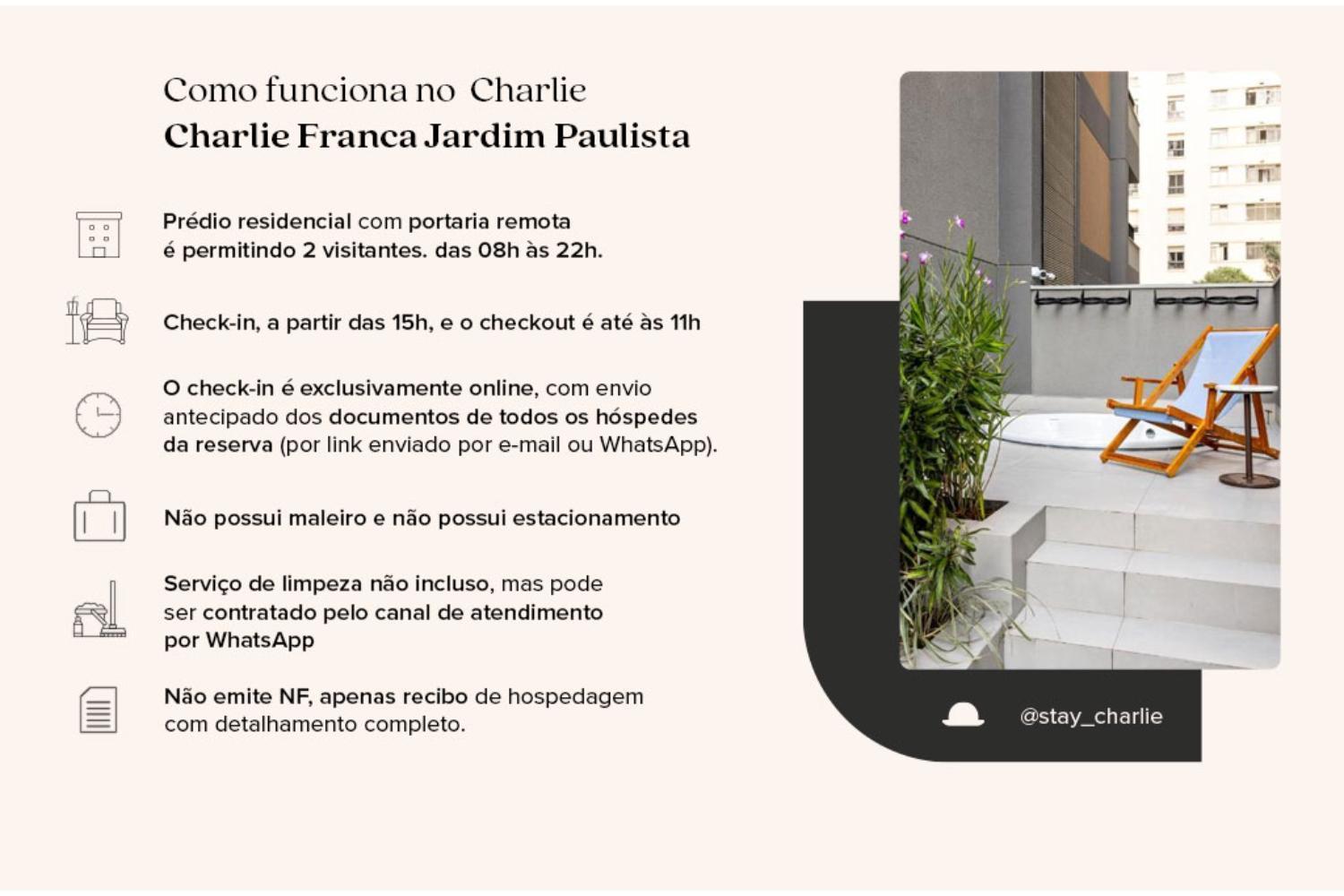 Апартаменти Charlie Franca Jardim Paulista Сан-Паулу Екстер'єр фото